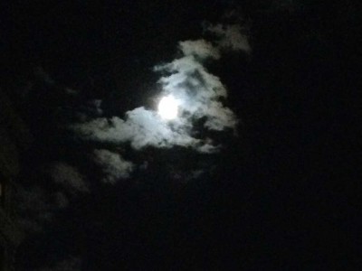 moon covered slightly by clouds - where'd she go? - action institute of california - premier psychodrama and personal growth training institute in north san diego county california