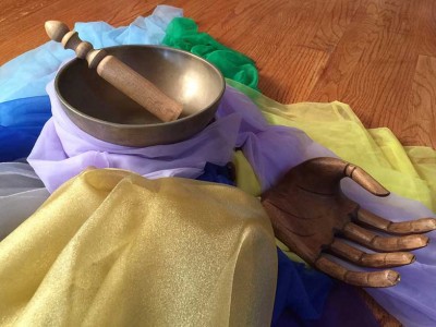 scarves, bowl and wooden hand - mercury retrograde - action institute of california - action insights blog by Jean Campbell