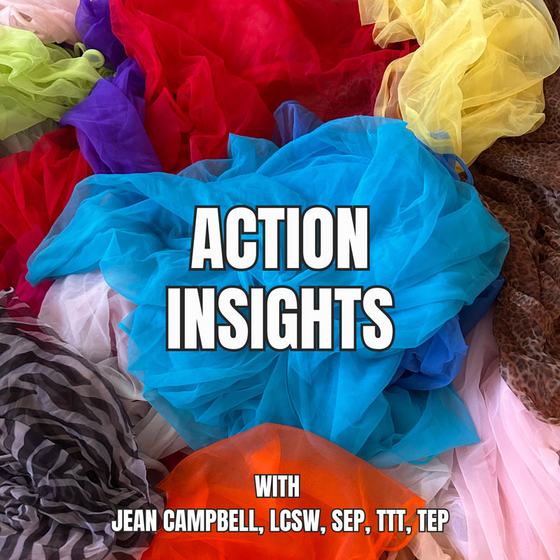 Action Insights Podcast with Jean Campbell, LCSW, SEP, TTT, TEP - mental health podcast
