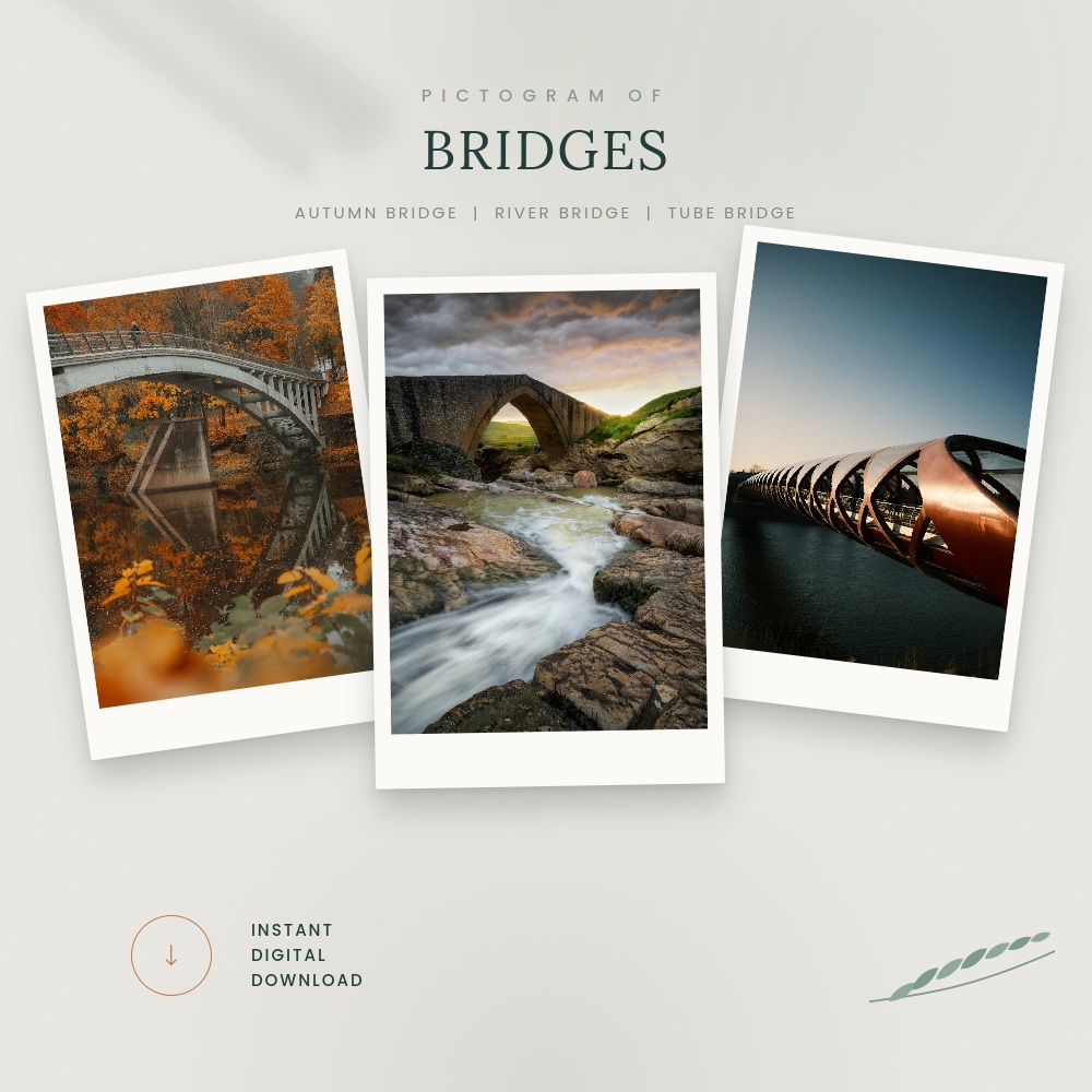 pictogram of bridges